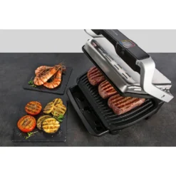 Tefal Kontaktgrill »GC750D OptiGrill Elite«, 2000 W, 12 Programme, Intuitiver Sensor, Grillboost-Funktion, Rezeptbuch App -Tefal dfd3a3560e68f89047860c3f86128992