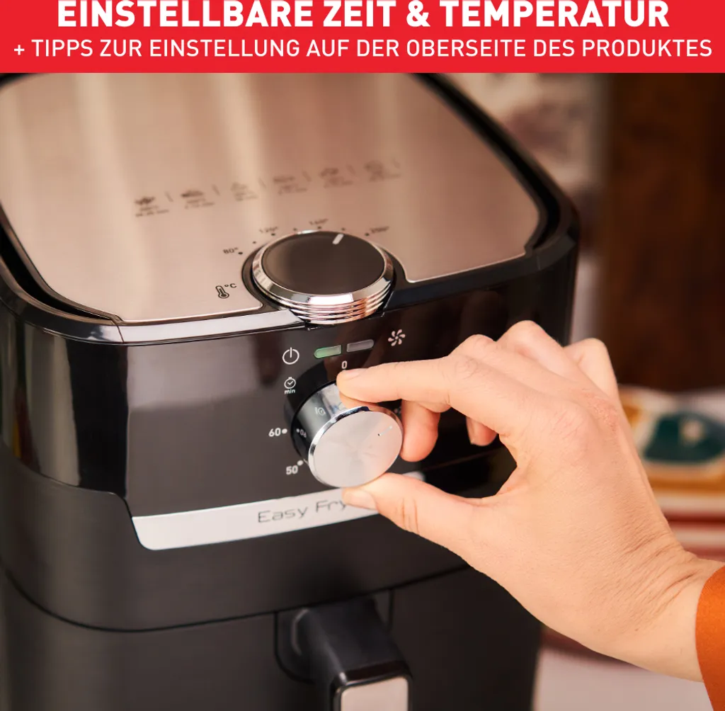 Tefal Easy Fry & Grill Classic, 2-In-1, Heißluftfritteuse + Grill, EY5018 8 Tefal Easy Fry & Grill Classic, 2-In-1, Heißluftfritteuse + Grill, EY5018 – Bild 6