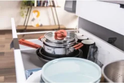 TEFAL G720S604 6-teiliges Stapelbares Kochgeschirrset OPTI'SPACE - Edelstahl - Alle Kochfelder Inklusive Induktion -Tefal e0c080ed9d092460d0e80219ab26d9b1