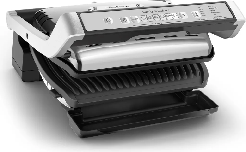 TEFAL GC707D Optigrill Deluxe Kontaktgrill (2000 Watt, Abnehmbare Platten, Automatische Programme, 5 Temperaturstufen, Spülmaschinenfeste Teile, Sensor-Technologie) 4 TEFAL GC707D Optigrill Deluxe Kontaktgrill (2000 Watt, Abnehmbare Platten, Automatische Programme, 5 Temperaturstufen, Spülmaschinenfeste Teile, Sensor-Technologie) – Bild 2