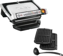 Tefal OptiGrill+ G716D12, Mit Waffeleisenplatten, Kontaktgrill -Tefal e754e1f55809f7bce6b87f34b8771e98