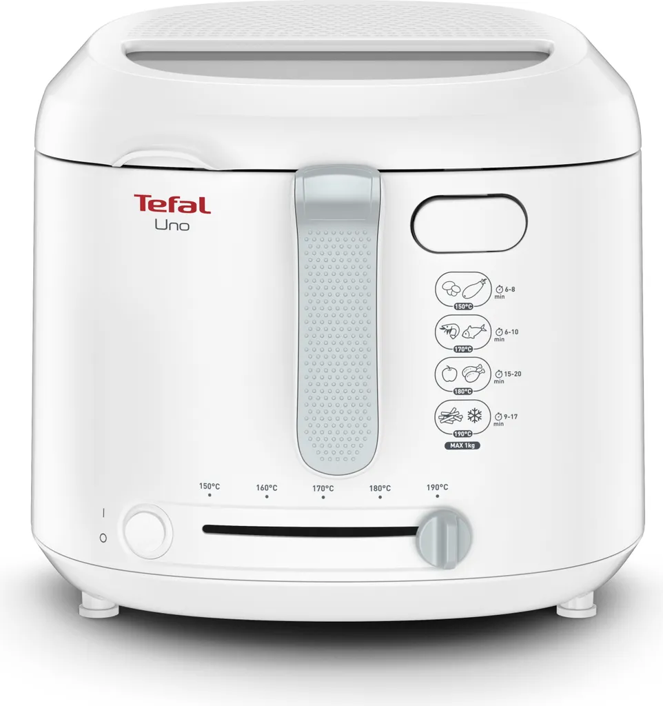 Tefal Uno Deep Fryer FF2031 Fritteuse In Weiß 3 Tefal Uno Deep Fryer FF2031 Fritteuse In Weiß