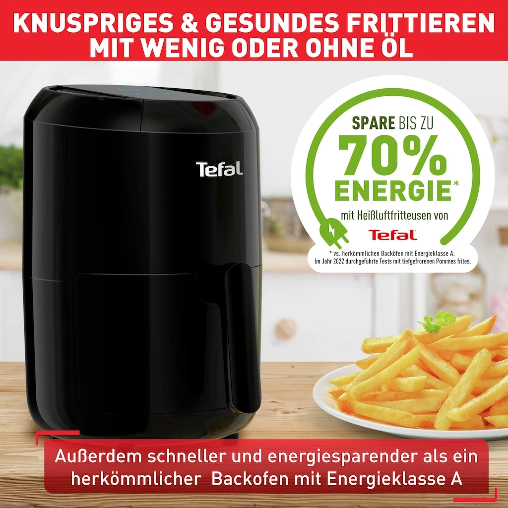 Tefal Heißluftfritteuse »EY3018 Easy Fry Compact«, 1400 W, Fassungsvermögen 1,6 L, Kapazität: 1,6 L, 6 Kochprogramme, Timer, Gesund Ohne Fett/Öl 8 Tefal Heißluftfritteuse »EY3018 Easy Fry Compact«, 1400 W, Fassungsvermögen 1,6 L, Kapazität: 1,6 L, 6 Kochprogramme, Timer, Gesund Ohne Fett/Öl – Bild 6