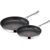 Tefal Pfannen-Set »Jamie Oliver Cook's Direct«, Edelstahl, (2 Tlg.), Aus Edelstahl, Antihaft, Thermo-Signal, Alle Herdarten Induktion, Set -Tefal eca93d4fda385f2d33a0a3f2e34f4430