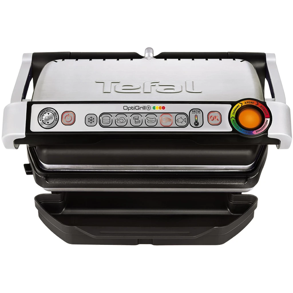 Tefal Kontaktgrill »GC712D OptiGrill+«, 2000 W, 6 Grillprogramme, Passt Temperatur + Grillzyklus Ans Grillgut An 5 Tefal Kontaktgrill »GC712D OptiGrill+«, 2000 W, 6 Grillprogramme, Passt Temperatur + Grillzyklus Ans Grillgut An – Bild 3