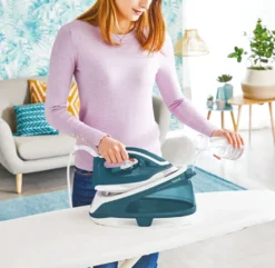 Tefal SV6115E0 Dampfbügelstation Dampfgenerator, Keramiksohle, 2200 Watt, 2 Min Aufheizzeit, Vertikaldampf, Anti-Kalk, Abschaltautomatik -Tefal f6dcd9cef3a8c289639eec0005c9e742