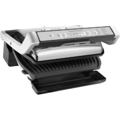 Tefal Kontaktgrill »GC707D OptiGrill Deluxe«, 2000 W, 6 Programme, Auftaufunktion, 5 Garstufen, Spülmaschinenfeste Platten -Tefal fa07d666aa4f2587827cfae2870e3531
