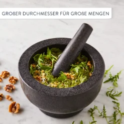 Tefal Mörser »Jamie Oliver By Tefal«, (2 Tlg.), Einfache Reinigung, Robust, Für Nasse Und Trockene Zutaten, Granit -Tefal ff99a68f87c55d86f5a2f3caf22c0594